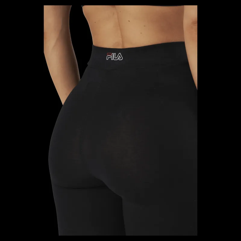 Fila Janessa Short Leggings Black Svart Clearance