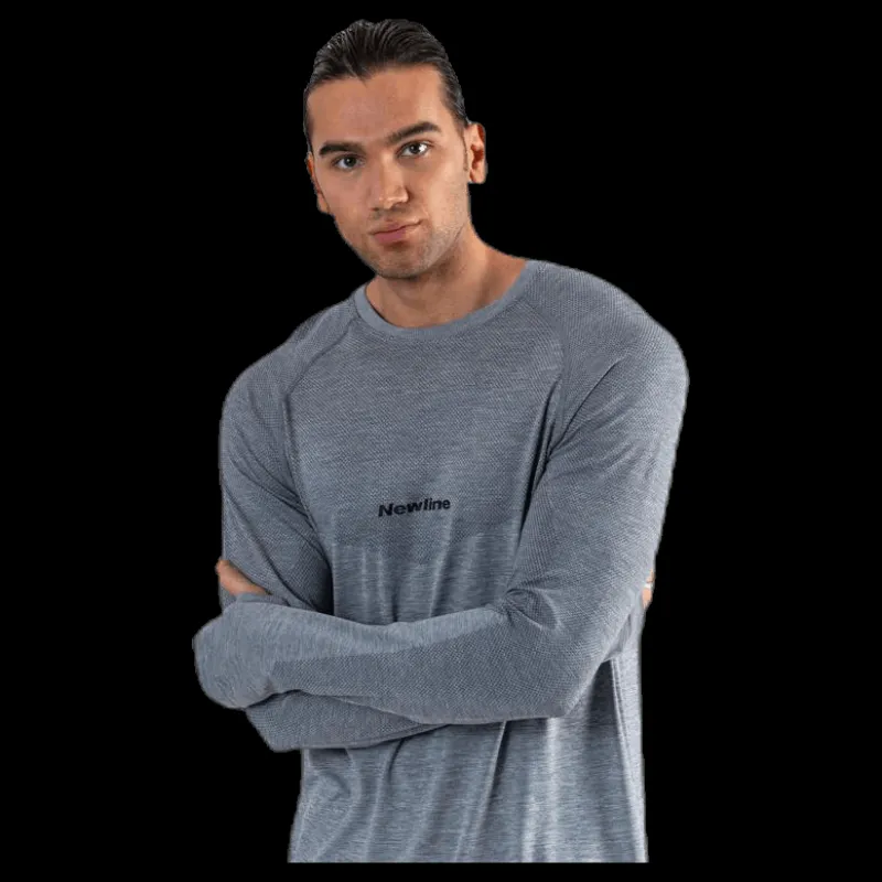 Sale Newline Jaquard Shirt Grey Grå