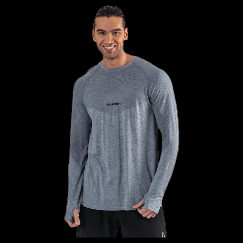 Sale Newline Jaquard Shirt Grey Grå