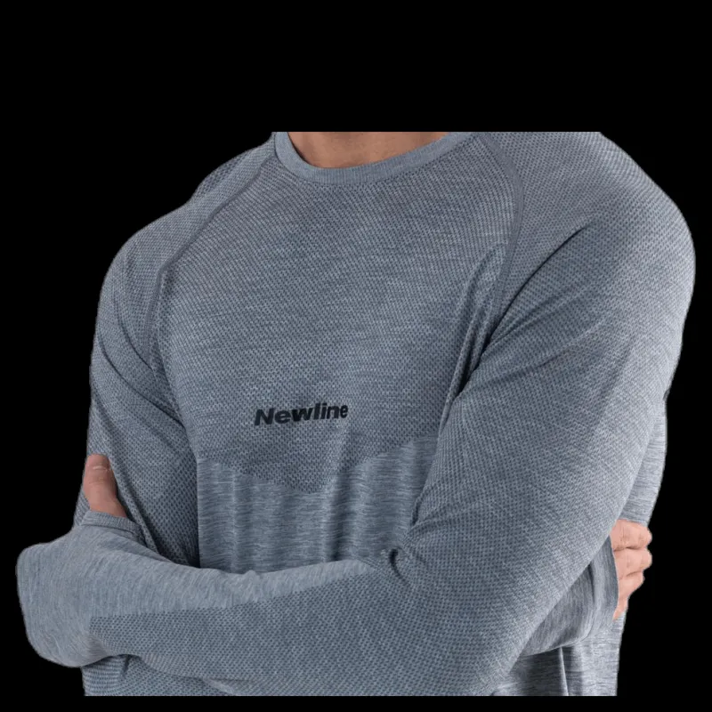 Sale Newline Jaquard Shirt Grey Grå