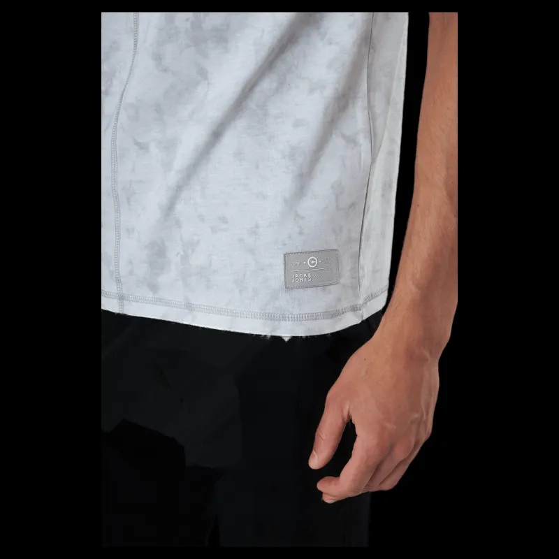 Best Jack & Jones Jcowayne Tee Ss Crew Neck Alloy Grå