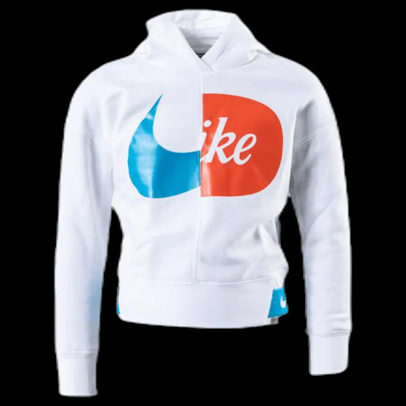 Nike JDI Fleece Hoody Junior White Vit Best