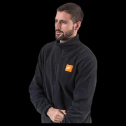 Outlet Nike JDI Polar Fleece Jacket White/Black Svart