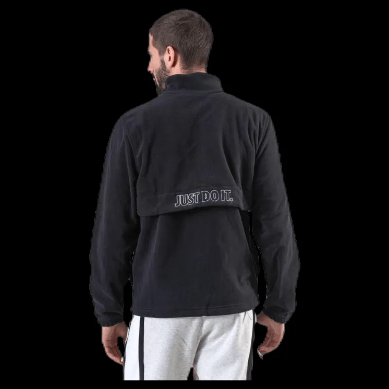 Outlet Nike JDI Polar Fleece Jacket White/Black Svart