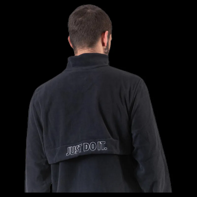 Outlet Nike JDI Polar Fleece Jacket White/Black Svart