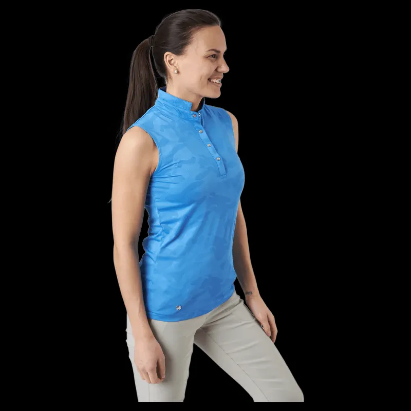 Sale Daily Sports Jess Ss Polo Shirt Pacific Blå