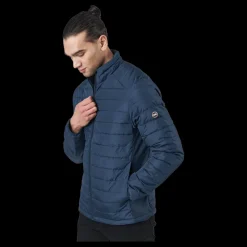 Jack & Jones Jjeace Spring Puffer Collar Sn Navy Blazer Blå Outlet