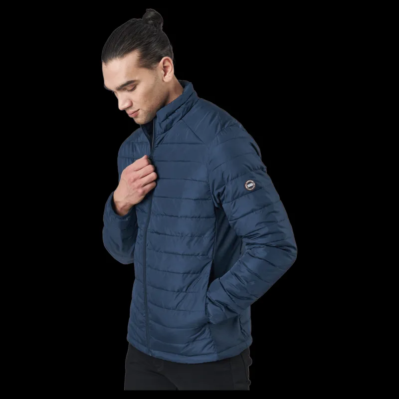 Jack & Jones Jjeace Spring Puffer Collar Sn Navy Blazer Blå Outlet