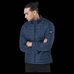 Jack & Jones Jjeace Spring Puffer Collar Sn Navy Blazer Blå Outlet