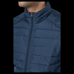 Jack & Jones Jjeace Spring Puffer Collar Sn Navy Blazer Blå Outlet