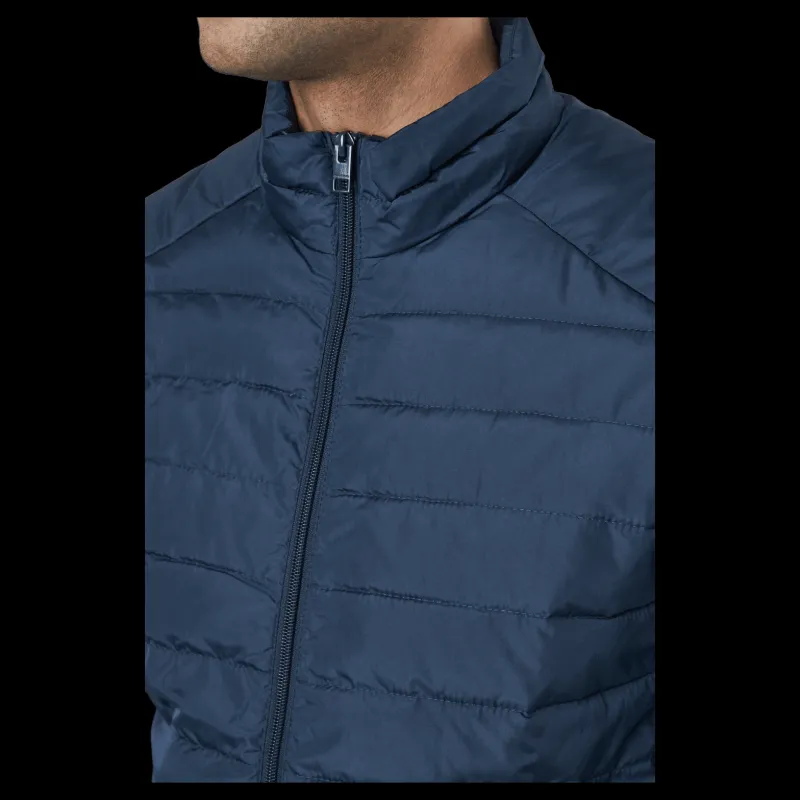 Jack & Jones Jjeace Spring Puffer Collar Sn Navy Blazer Blå Outlet