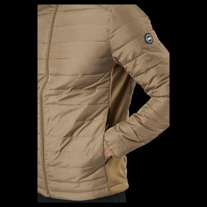 Jack & Jones Jjeace Spring Puffer Collar Sn Elmwood Beige Clearance