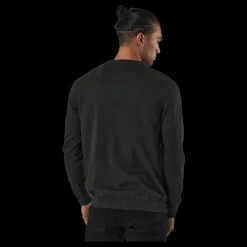 Clearance Jack & Jones Jjebasic Knit Crew Neck Forest Night Svart