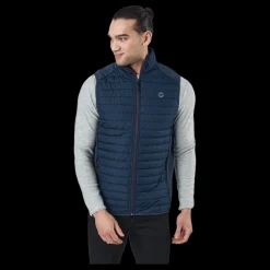 Jack & Jones Jjemulti Bodywarmer Collar Noo Navy Blazer Flerfärgad Best