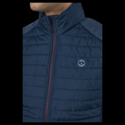 Jack & Jones Jjemulti Bodywarmer Collar Noo Navy Blazer Flerfärgad Best