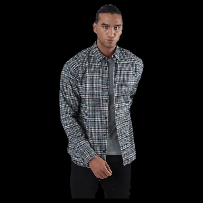 Jack & Jones Johnny Shirt Ls Blue Blå