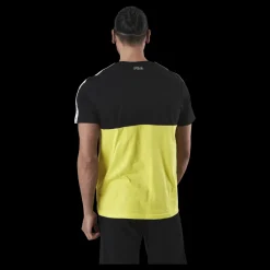 Fila JOPI blocked tape tee Black Svart Hot