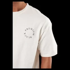 Jack & Jones Jprblakam Ocean Back Tee Ss Cn Egret Vit Outlet