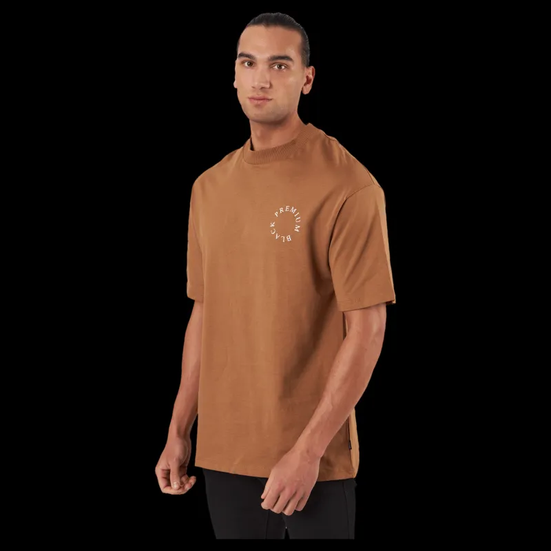 Jack & Jones Jprblakam Ocean Back Tee Ss Cn Toasted Coconut Brun Hot