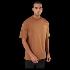 Jack & Jones Jprblakam Ocean Back Tee Ss Cn Toasted Coconut Brun Hot
