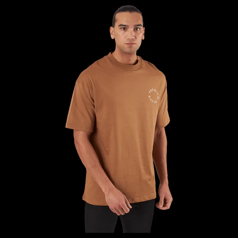 Jack & Jones Jprblakam Ocean Back Tee Ss Cn Toasted Coconut Brun Hot