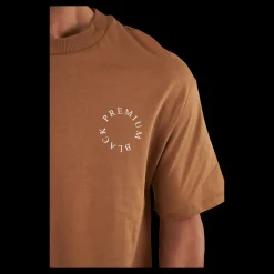 Jack & Jones Jprblakam Ocean Back Tee Ss Cn Toasted Coconut Brun Hot