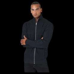 Jack & Jones Jprperfect Knit Zip Cardigan Black Svart Outlet