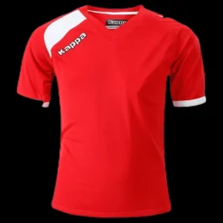 Outlet Kappa Jr Active Jersey SS Pavie 2017 Red Röd