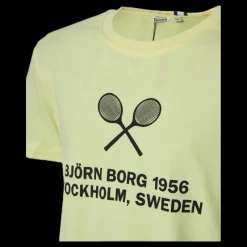 New Björn Borg Jr Sport Borg Tee Yellow Gul