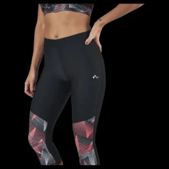 Only Play Judie Aop 3/4 Training Tights Black Svart Online