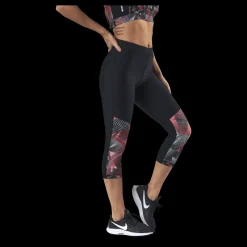 Only Play Judie Aop 3/4 Training Tights Black Svart Online