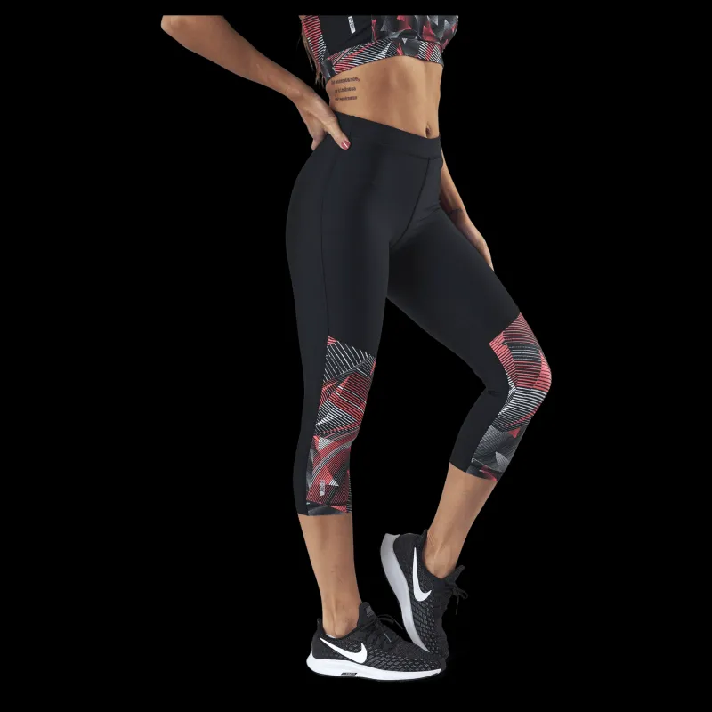 Only Play Judie Aop 3/4 Training Tights Black Svart Online