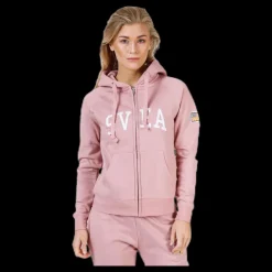 Clearance Svea Judit Zip Hood Pink Rosa