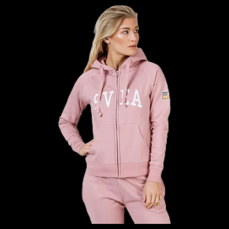 Clearance Svea Judit Zip Hood Pink Rosa