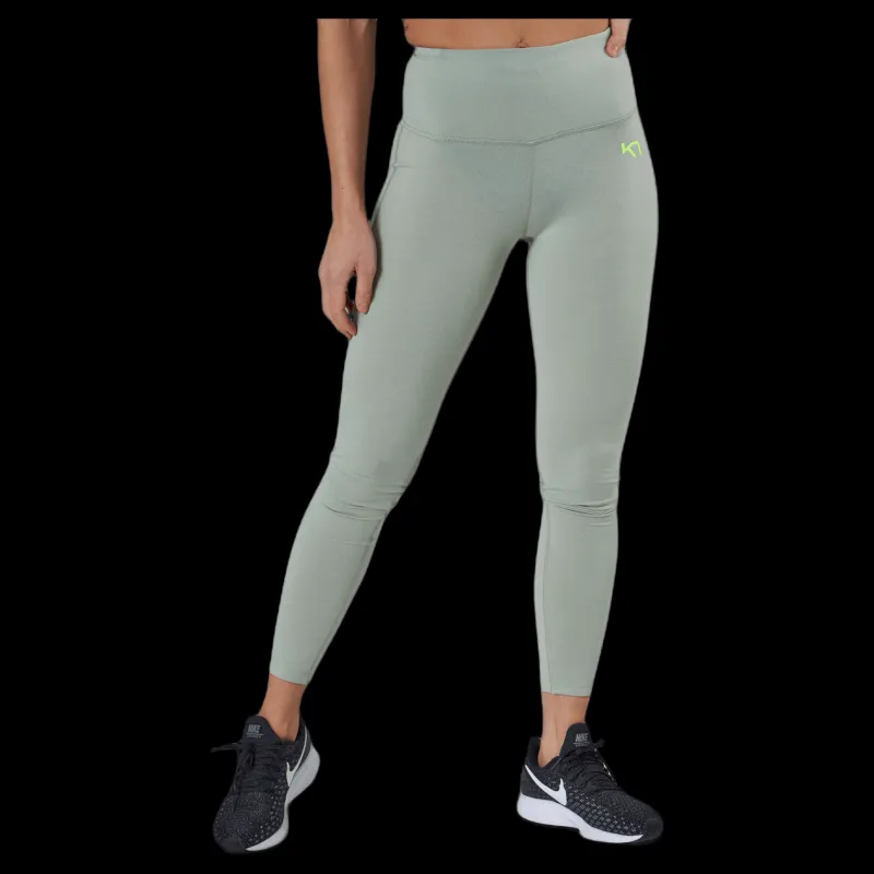 Kari Traa Julie High Waist Tights Green Grön Discount