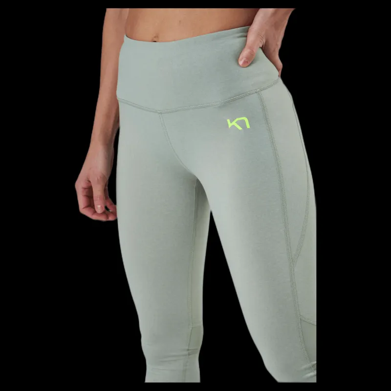 Kari Traa Julie High Waist Tights Green Grön Discount