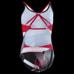 Online Speedo Junglespeak Allover Tieback Black/Red Svart och Röd