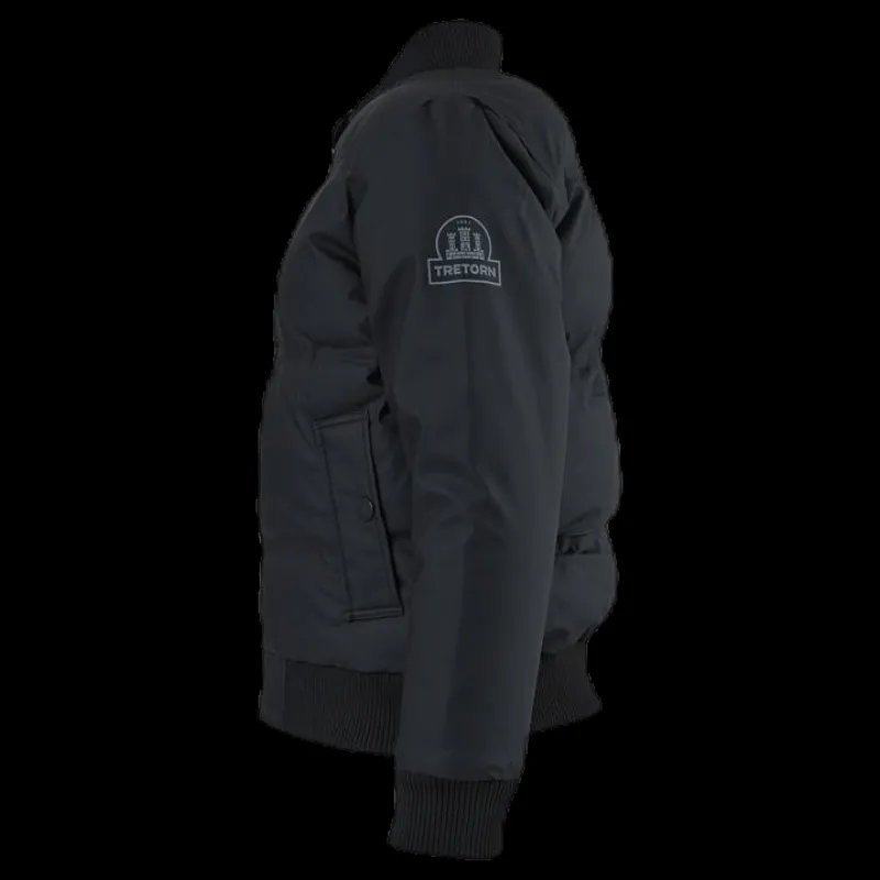 Tretorn Junior Baffle Varsity Bomber Black Svart Hot