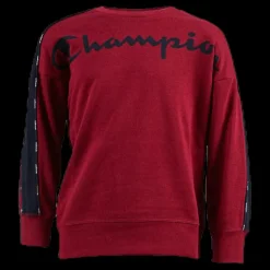 New Champion Junior Crewneck Sweatshirt Red Röd