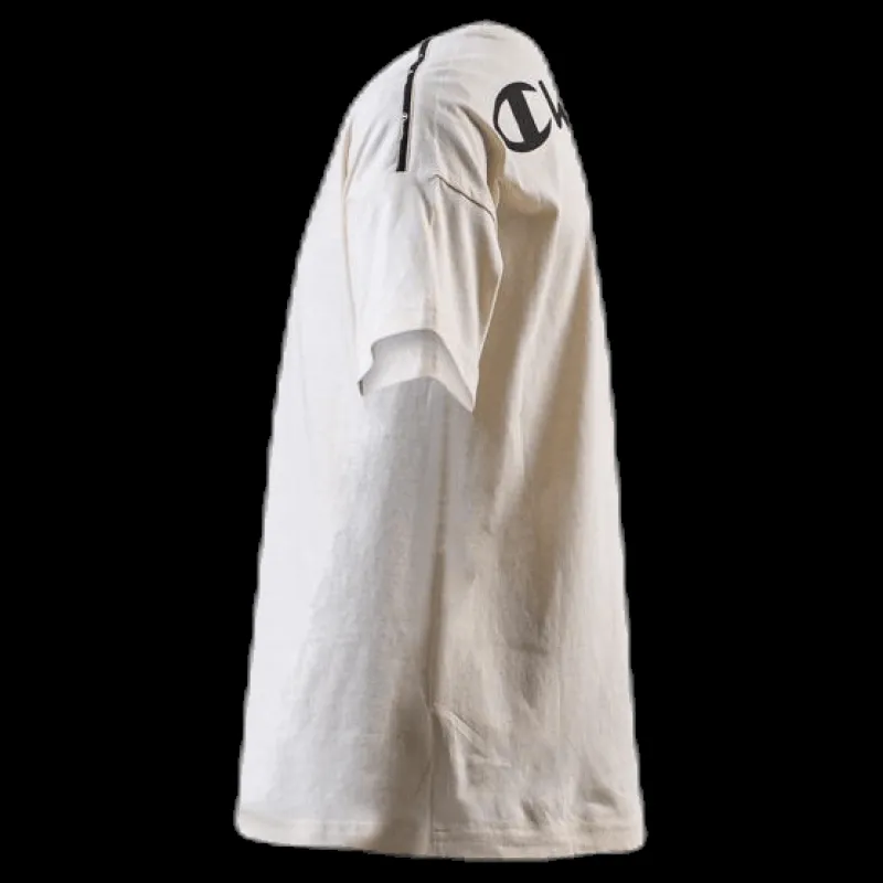 Champion Junior Crewneck T-shirt White Vit Best
