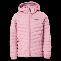 Peak Performance Junior Frost Down Hood Jacket Pink Rosa