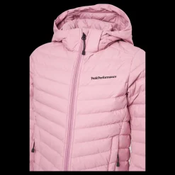 Peak Performance Junior Frost Down Hood Jacket Pink Rosa