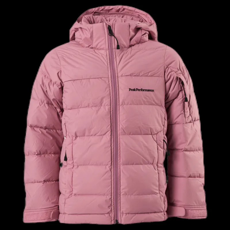 Peak Performance Junior Frost Down Jacket Pink Rosa Hot