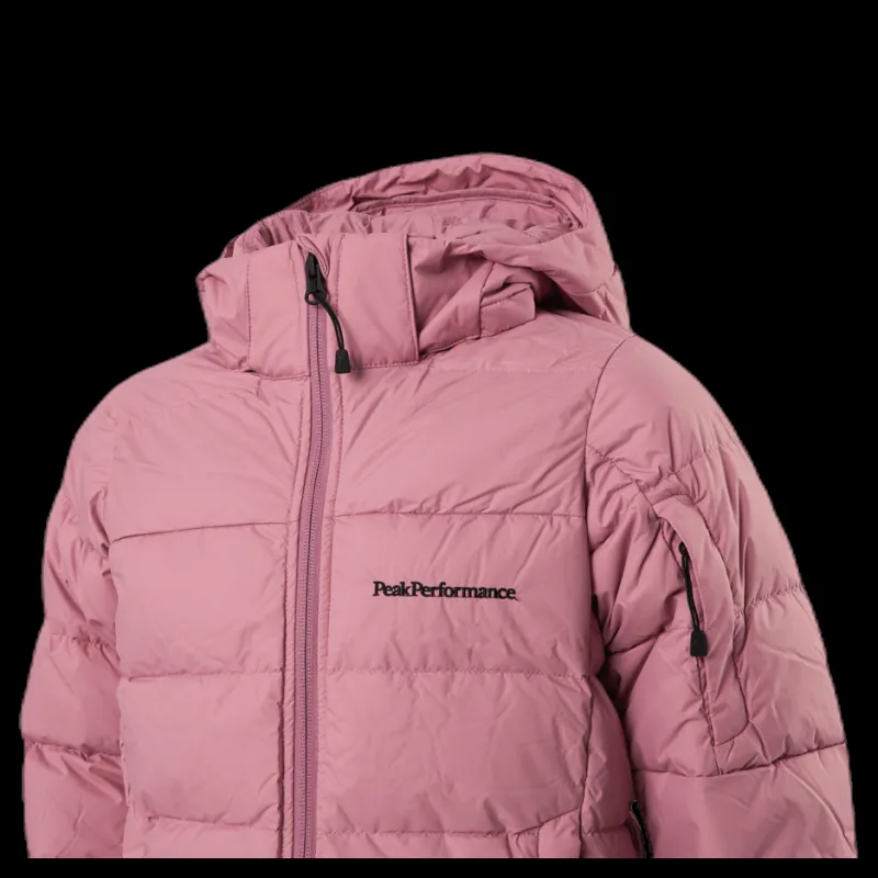 Peak Performance Junior Frost Down Jacket Pink Rosa Hot