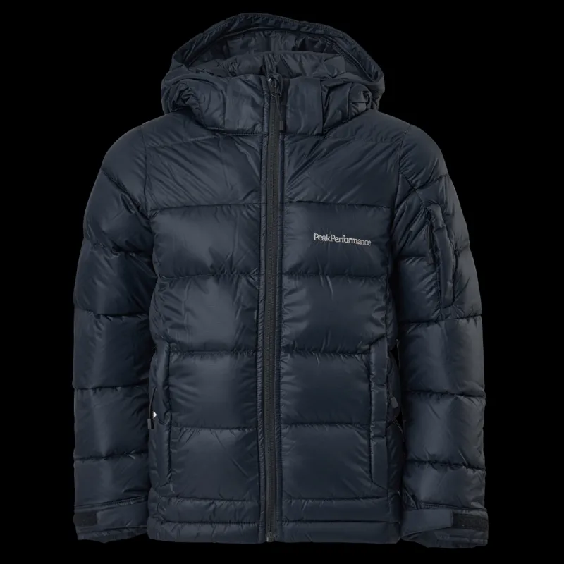 New Peak Performance Junior Frost Down Jacket Black Svart