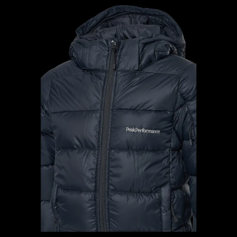 New Peak Performance Junior Frost Down Jacket Black Svart