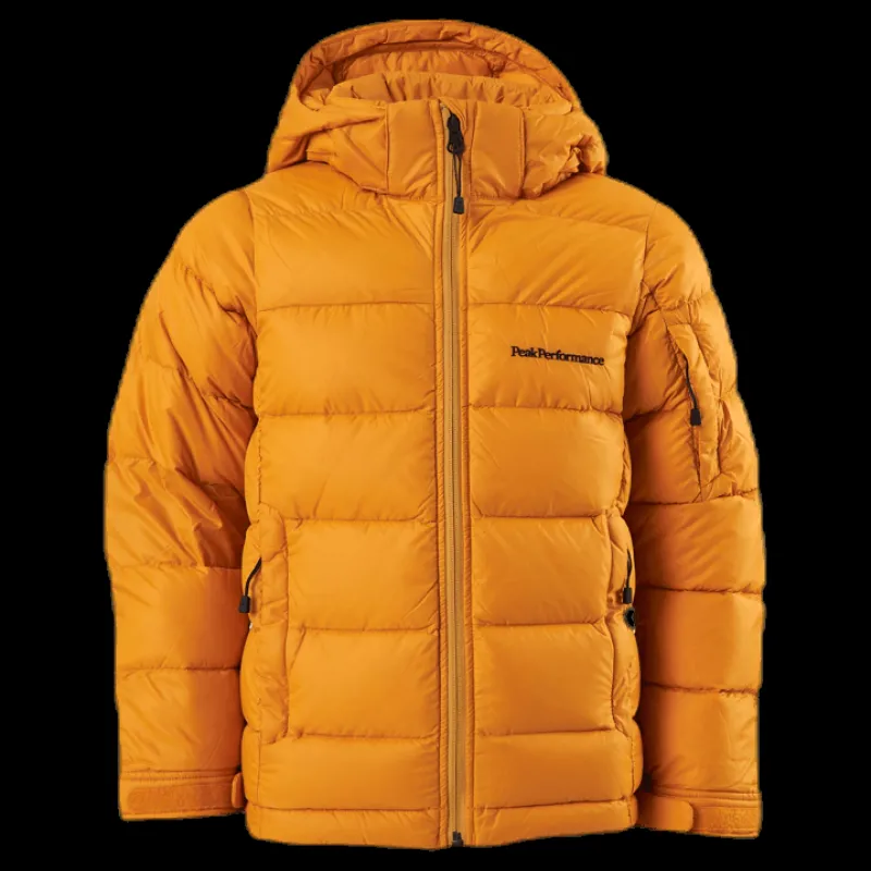 Peak Performance Junior Frost Down Jacket Yellow Gul New