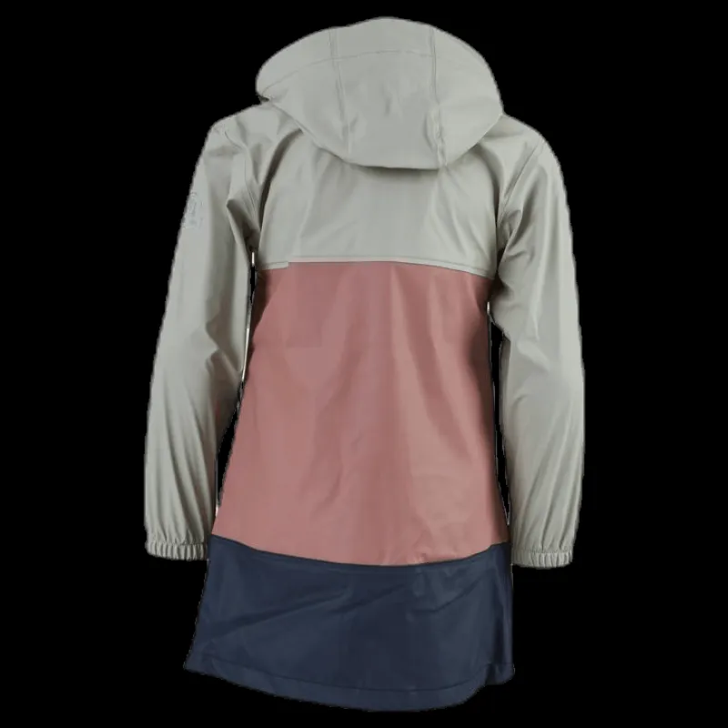 Tretorn Junior Imber Rain Coat Pink/Blue/Grey Rosa, Blå och Grå New