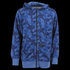 Outlet BLACC Junior James Camo Zip Patterned/Blue Mönstrad och Blå