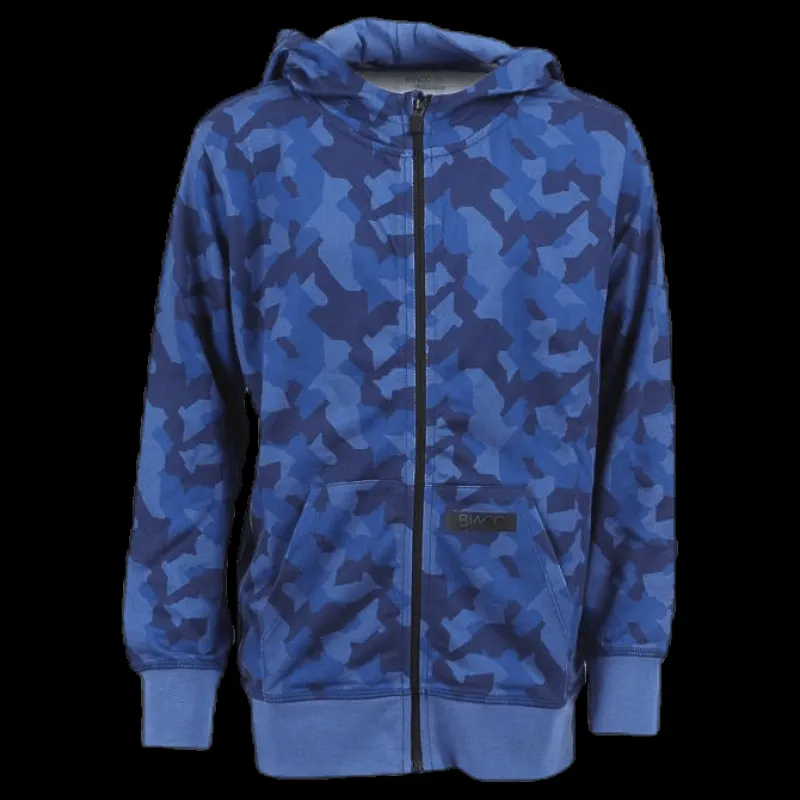 Outlet BLACC Junior James Camo Zip Patterned/Blue Mönstrad och Blå